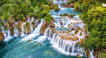 KRKA WATERFALLS swimming & wine tasting from Split