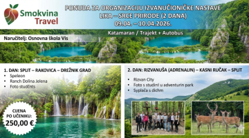 Lika Ekskurzija: Speleon, Jeleni & Adrenalin Park