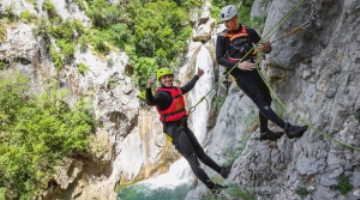EXTREME CANYONING on the Cetina river