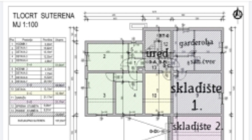 Kaštel Štafilić: Višenamjenski poslovni prostor 74 m² s garažom i parkingom